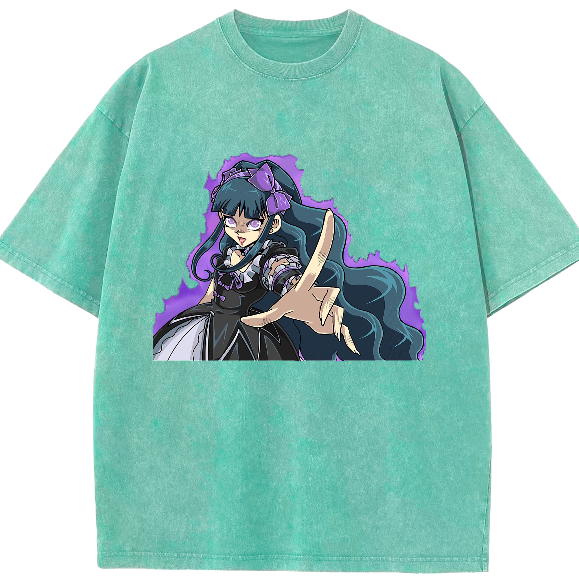 （画像用） 遊☆戯☆王 Yu-Gi-Oh! 綿100% ヴィンテージ風 半袖Tシャツ（フロントプリント）